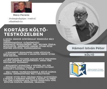 Kortárs költő- testközelben! Kortárs költő- testközelben!